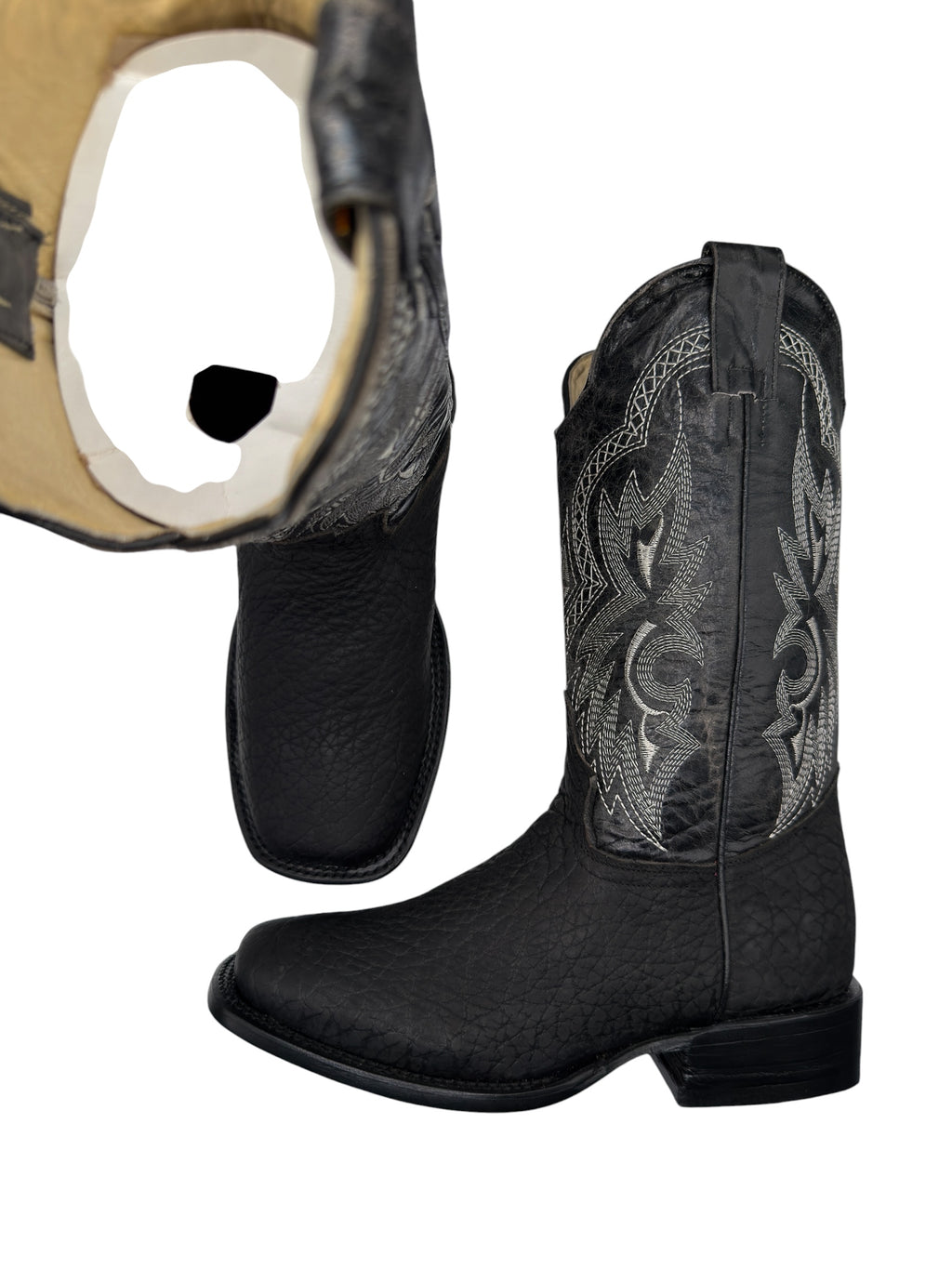 Men’s Bull Neck Hide Cowboy Boots