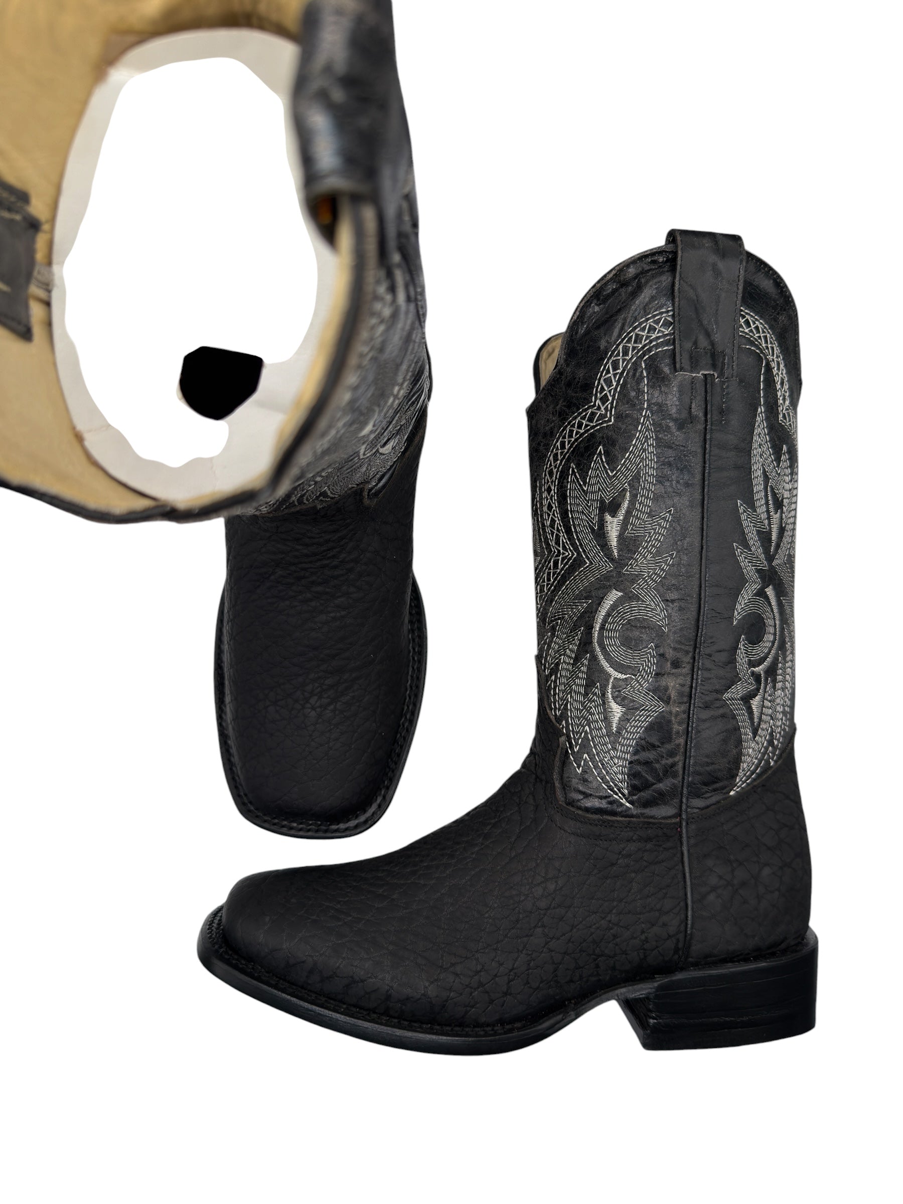 Men’s Bull Neck Hide Cowboy Boots