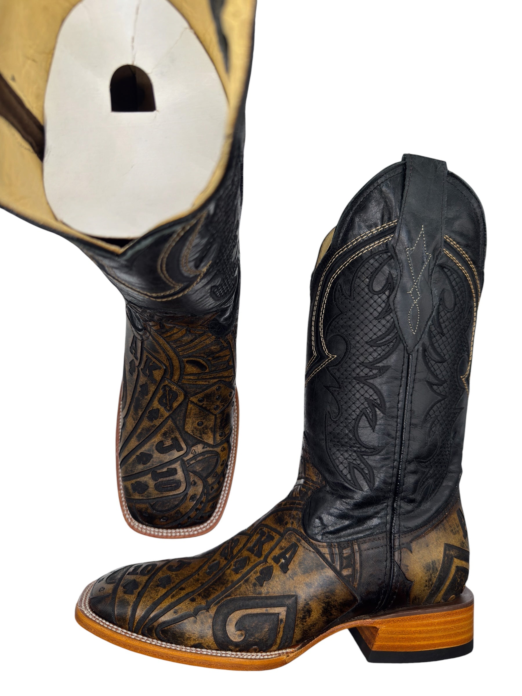 RR Western Men’s ‘Ace Of Spades’ Cowboy Boots