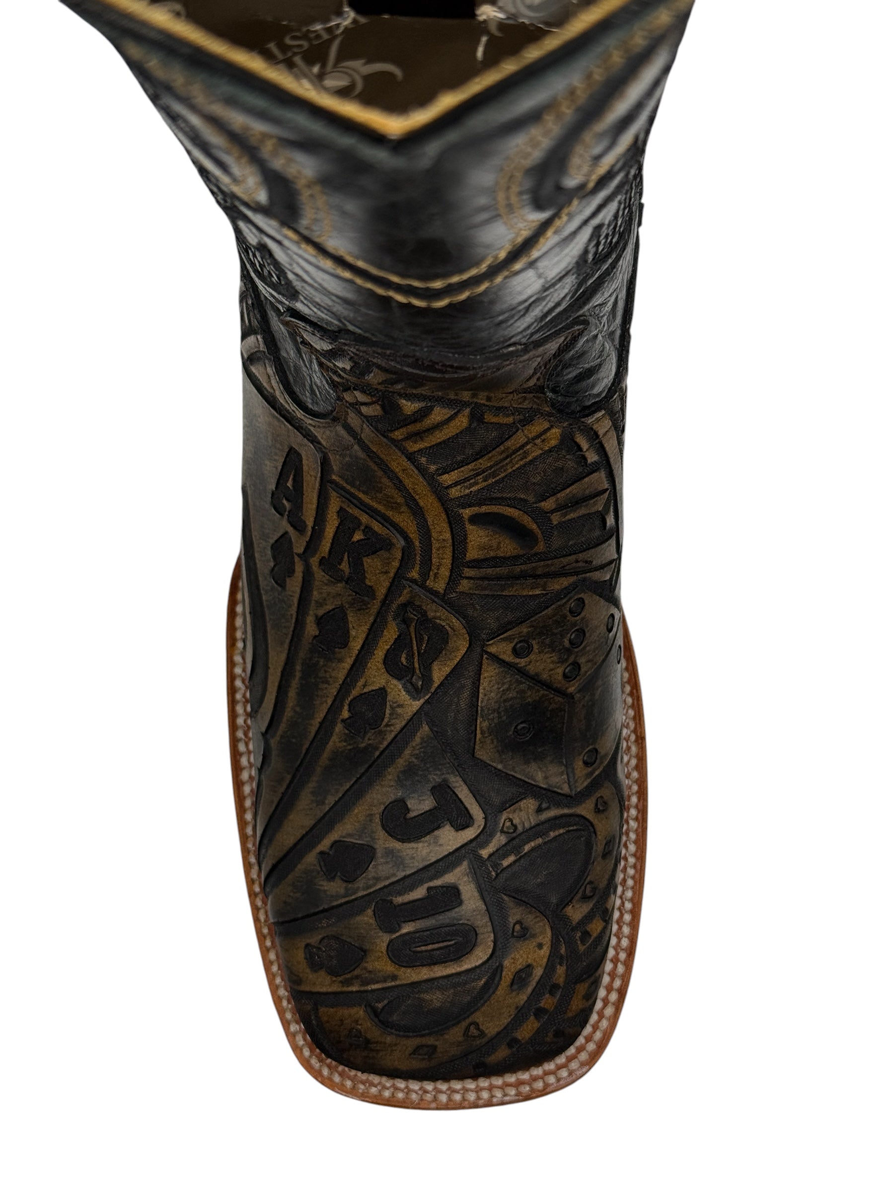 RR Western Men’s ‘Ace Of Spades’ Cowboy Boots